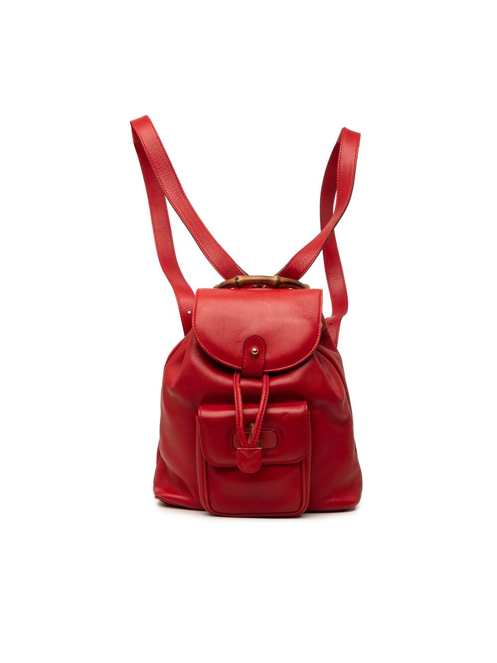 Gucci Calfskin Bamboo Drawstring #357687G44B